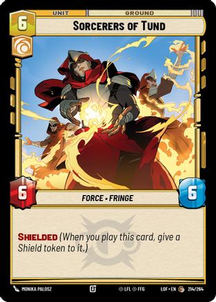 Sorcerers of Tund (214/264) [Legends of the Force] Star Wars: Unlimited Single Disney