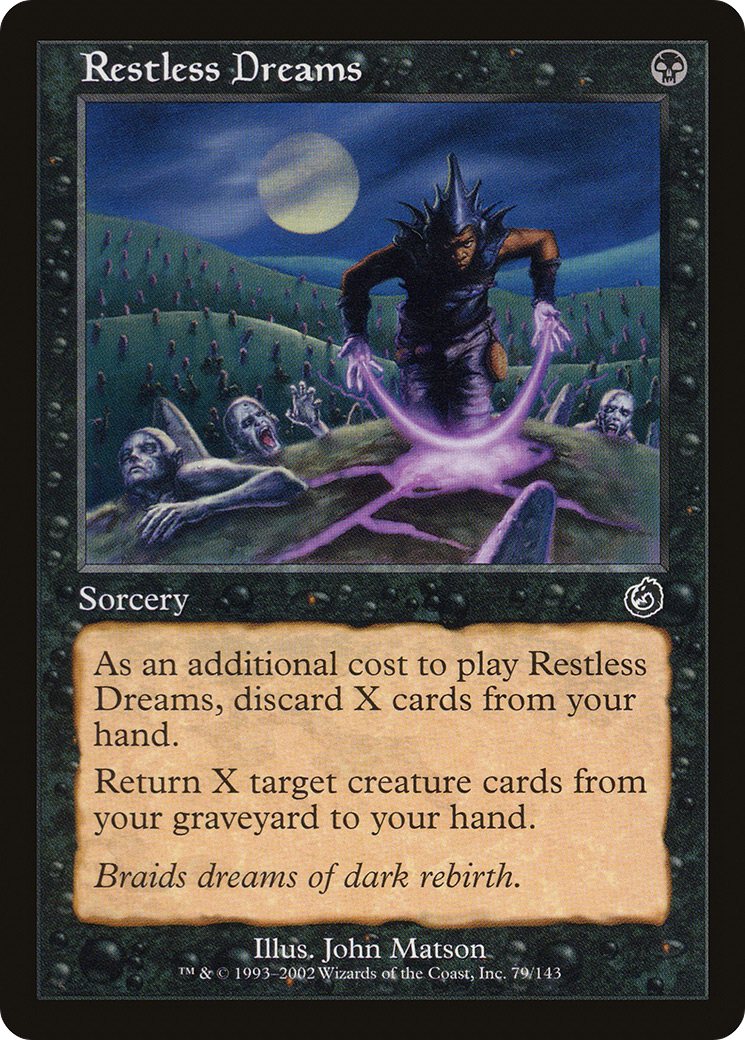 Restless Dreams (TOR-079) [Torment] Foil MTG Single Wizards of the Coast