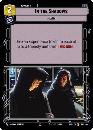 In the Shadows (241/264) [Legends of the Force] Star Wars: Unlimited Single Disney