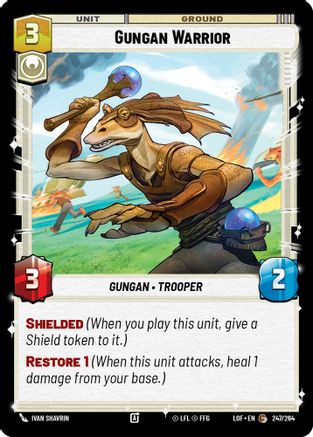 Gungan Warrior (247/264) [Legends of the Force] Star Wars: Unlimited Single Disney