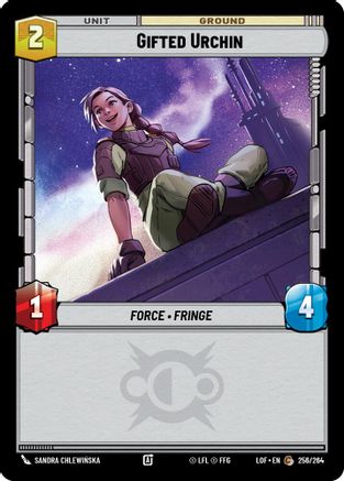 Gifted Urchin (256/264) [Legends of the Force] Star Wars: Unlimited Single Disney
