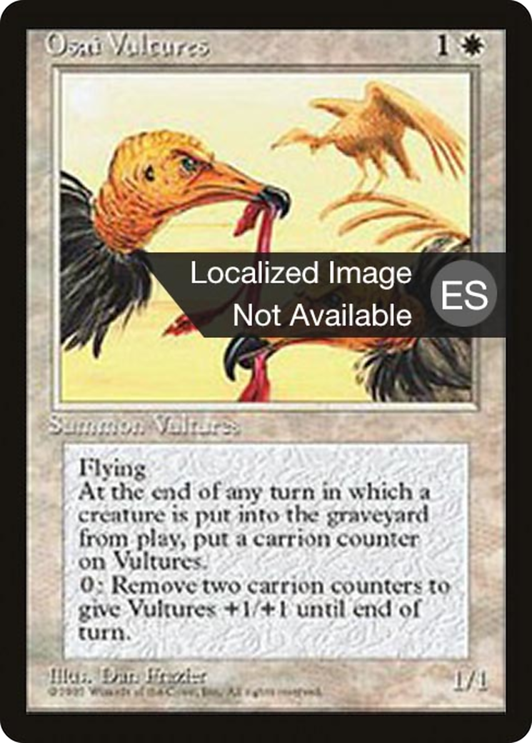 Osai Vultures (4BB-038) [Fourth Edition Foreign Black Border] MTG Single Wizards of the Coast