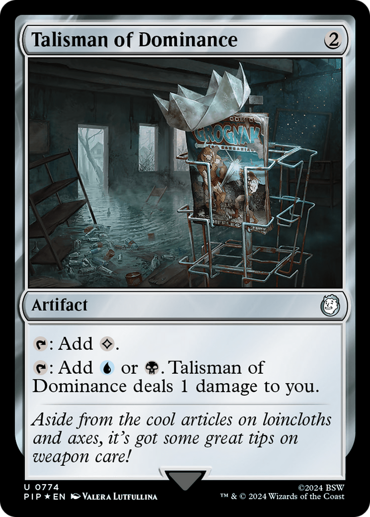 Talisman of Dominance (Surge Foil) (PIP-774) [Fallout] Foil MTG Single Wizards of the Coast