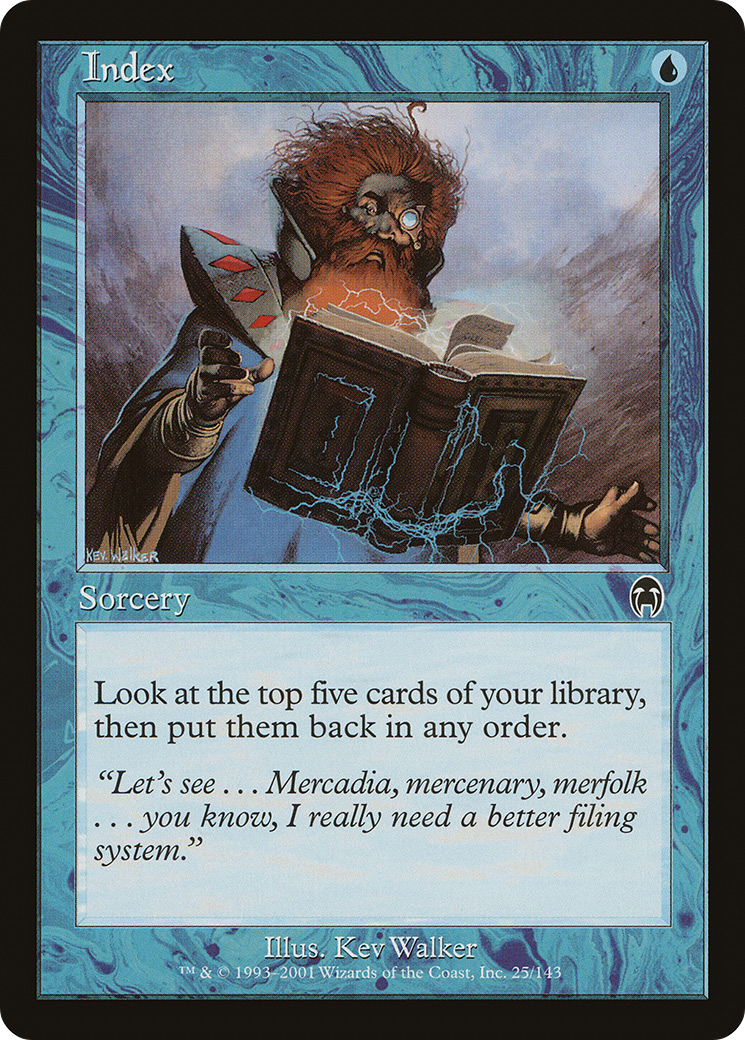 Index (APC-025) [Apocalypse] MTG Single Wizards of the Coast