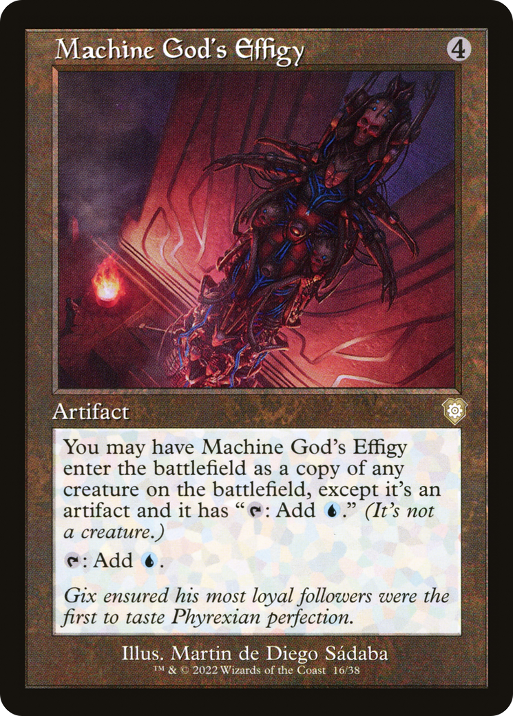 Machine God's Effigy (BRC-016) [The Brothers' War Commander] MTG Single Wizards of the Coast