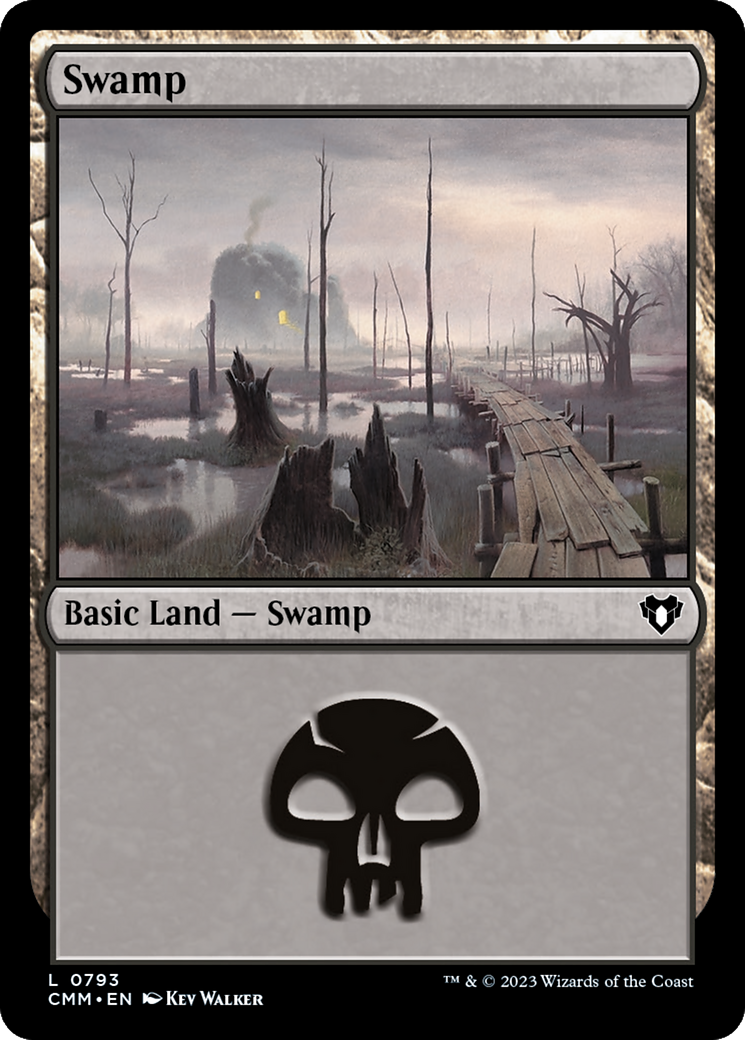 Swamp (CMM-793) [Commander Masters] MTG Single Wizards of the Coast
