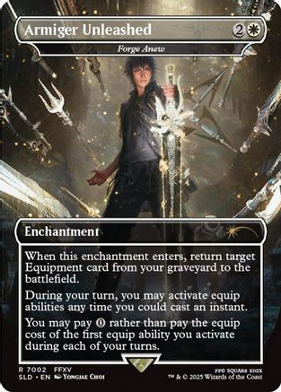 Armiger Unleashed - Forge Anew (SLD-7002) [Secret Lair Drop Series] MTG Single Wizards of the Coast