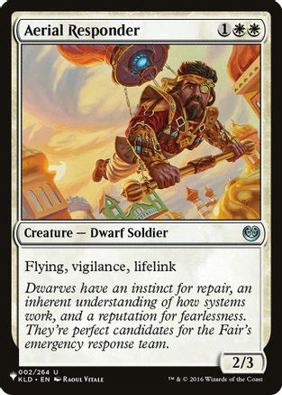 Aerial Responder (KLD) (LIST-002/264) [Mystery Booster] The List Reprints MTG Single Wizards of the Coast