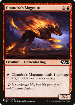 Chandra's Magmutt (LIST-137/274) [Mystery Booster] The List Reprints MTG Single Wizards of the Coast