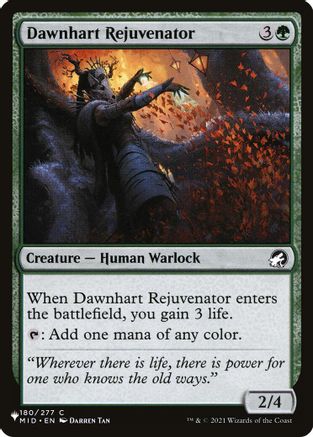 Dawnhart Rejuvenator (LIST-180/277) [Mystery Booster] The List Reprints MTG Single Wizards of the Coast