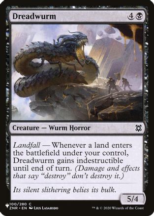 Dreadwurm (LIST-100/280) [Mystery Booster] The List Reprints MTG Single Wizards of the Coast