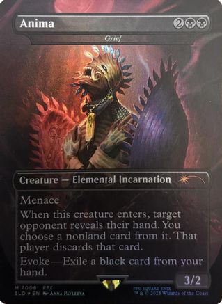 Anima - Grief (Rainbow Foil) (SLD-7006) [Secret Lair] Drop Series Foil MTG Single Wizards of the Coast