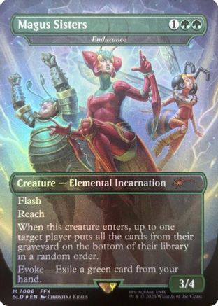 Magus Sisters - Endurance (Rainbow Foil) (SLD-7008) [Secret Lair] Drop Series Foil MTG Single Wizards of the Coast