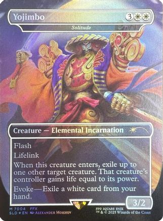Yojimbo - Solitude (Rainbow Foil) (SLD-7004) [Secret Lair] Drop Series Foil MTG Single Wizards of the Coast
