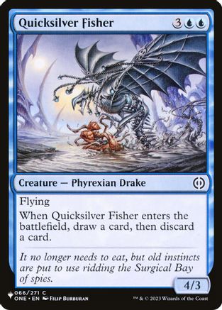 Quicksilver Fisher (LIST-066/271) [Mystery Booster] The List Reprints MTG Single Wizards of the Coast