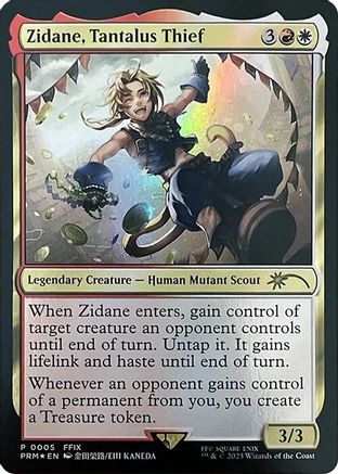 Zidane, Tantalus Thief (WPN-005) [Misc] WPN & Gateway Promos Foil MTG Single Wizards of the Coast