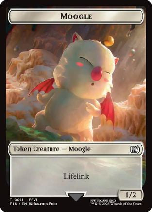 Moogle (0011) // Copy (0001) Double-Sided Token (FIN-11 // 1) [FINAL FANTASY] MTG Single Wizards of the Coast