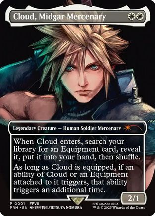 Cloud, Midgar Mercenary (PTP-001) [Misc] Pro Tour Promos MTG Single Wizards of the Coast