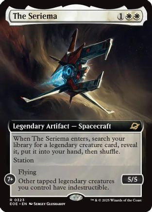 The Seriema (Extended Art) (EOE-323) [Edge of Eternities] MTG Single Wizards of the Coast
