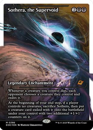 Sothera, the Supervoid (Fracture Foil) (EOE-386) [Edge of Eternities] Foil MTG Single Wizards of the Coast