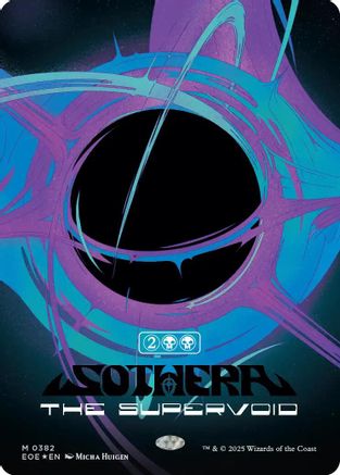 Sothera, the Supervoid (Singularity Foil) (EOE-382) [Edge of Eternities] Foil MTG Single Wizards of the Coast