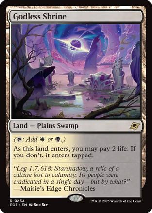 Godless Shrine (EOE-254) [Edge of Eternities] MTG Single Wizards of the Coast