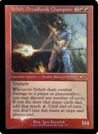 Neheb, Dreadhorde Champion (SLD-857) [Secret Lair] Drop Series Foil MTG Single Wizards of the Coast