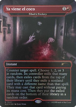 Ya viene el coco - Tibalt's Trickery (Rainbow Foil) (SLD-7027) [Secret Lair] Drop Series Foil MTG Single Wizards of the Coast