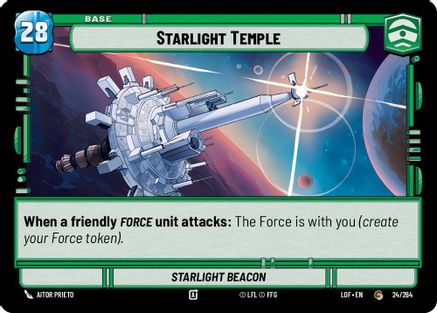 Starlight Temple // Force (024/264 // T03/T03) [Legends of the Force] Star Wars: Unlimited Single Disney