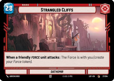 Strangled Cliffs // Experience (027/264 // T01/T03) [Legends of the Force] Star Wars: Unlimited Single Disney