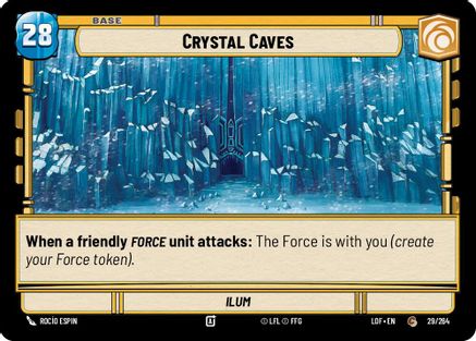 Crystal Caves // Shield (029/264 // T02/T03) [Legends of the Force] Star Wars: Unlimited Single Disney