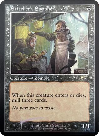 Stitcher's Supplier (SLD-853) [Secret Lair] Drop Series Foil MTG Single Wizards of the Coast