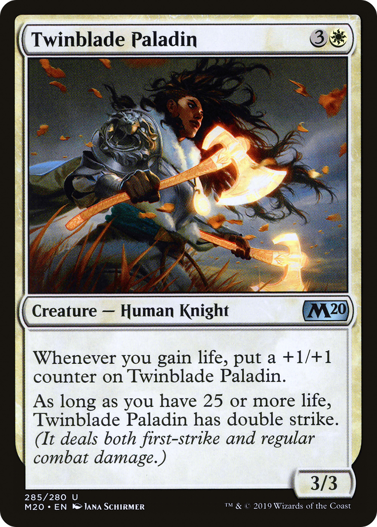 Twinblade Paladin (M20-285) [Core Set 2020] MTG Single Wizards of the Coast
