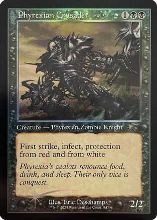 Phyrexian Crusader (SLD-847) [Secret Lair] Drop Series Foil MTG Single Wizards of the Coast