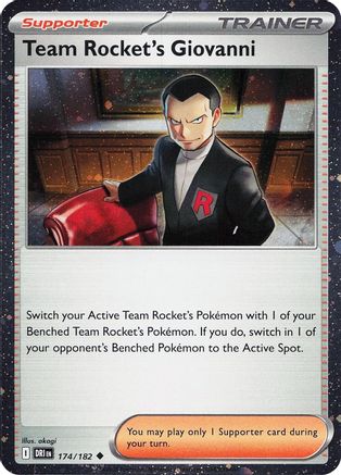 Team Rocket's Giovanni (Cosmos Holo) (174) Holofoil [Misc: Cards & Products] Pokemon Single Pokémon