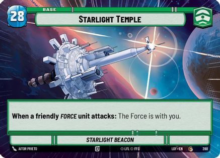 Starlight Temple // Force (Hyperspace) (288 // T04) [Legends of the Force] Star Wars: Unlimited Single Disney