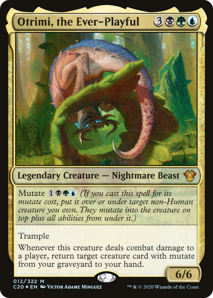 Otrimi, the Ever-Playful (C20-012) [Commander 2020] Foil MTG Single Wizards of the Coast