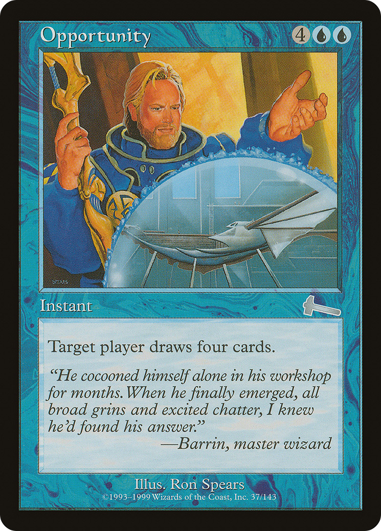 Opportunity (ULG-037) [Urza's Legacy] Foil MTG Single Wizards of the Coast