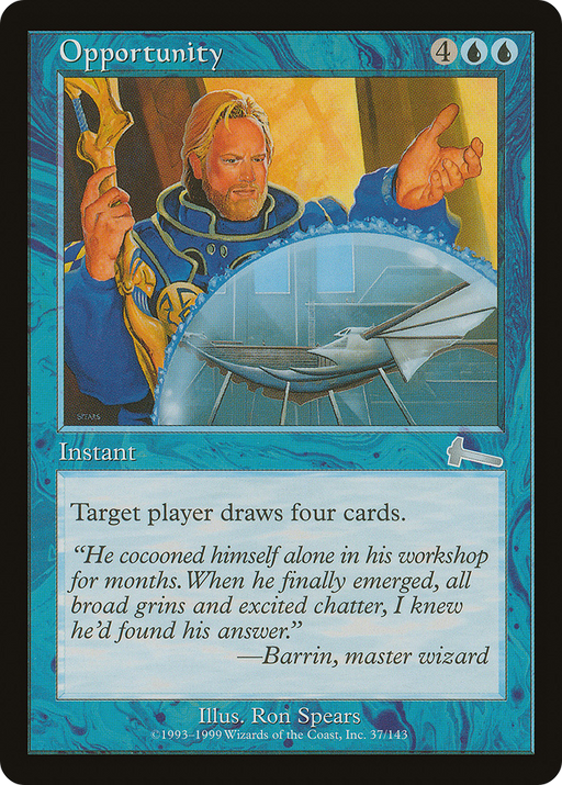 Opportunity (ULG-037) [Urza's Legacy] MTG Single Wizards of the Coast