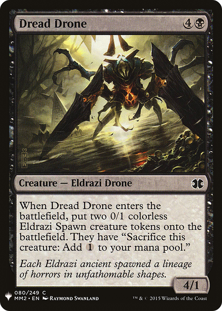 Dread Drone (LIST-MM2-80) [Mystery Booster] The List MTG Single Wizards of the Coast