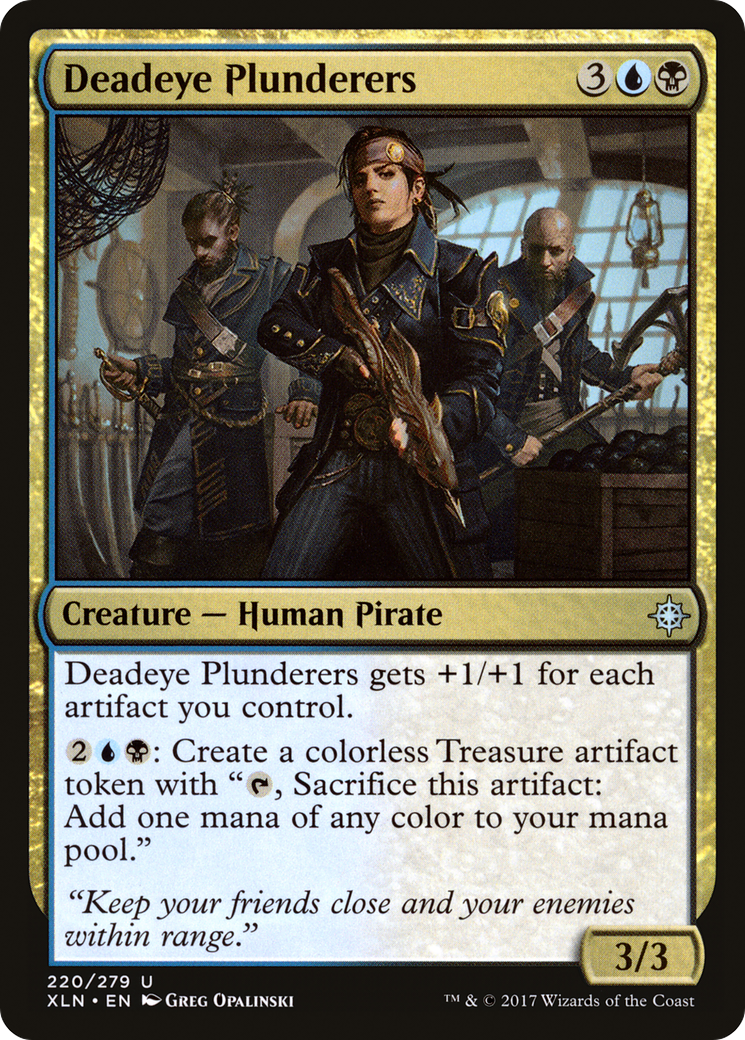Deadeye Plunderers (XLN-220) [Ixalan] Foil MTG Single Wizards of the Coast