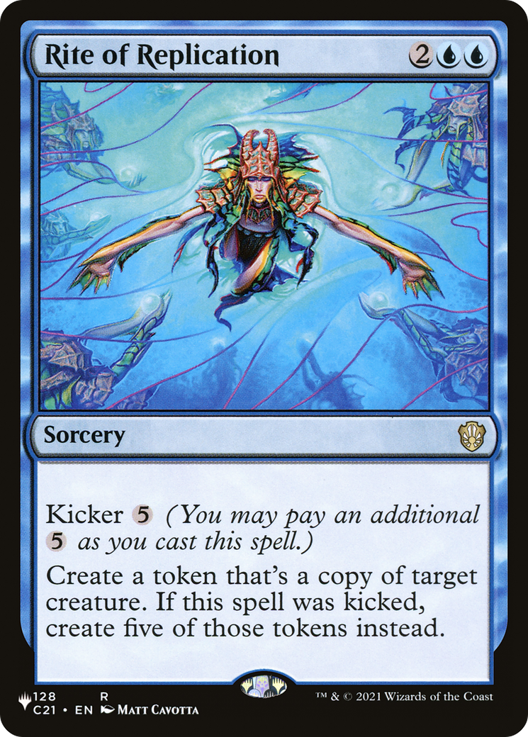 Rite of Replication (LIST-C21-128) [Mystery Booster] The List MTG Single Wizards of the Coast