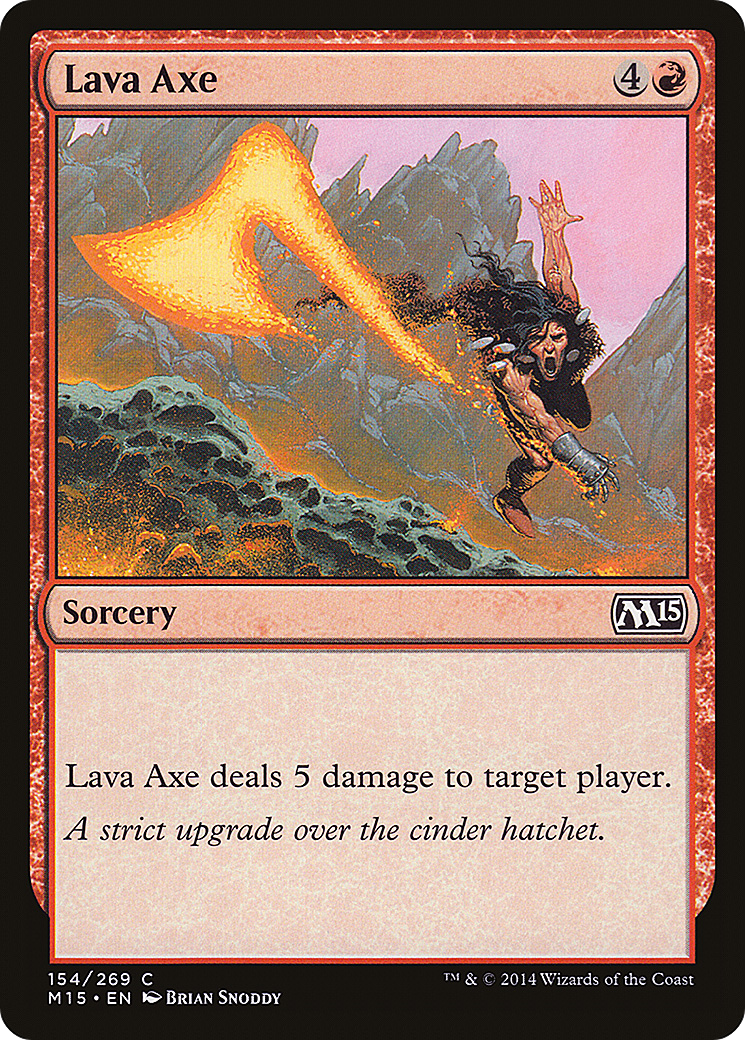 Lava Axe (M15-154) [Magic 2015] MTG Single Wizards of the Coast