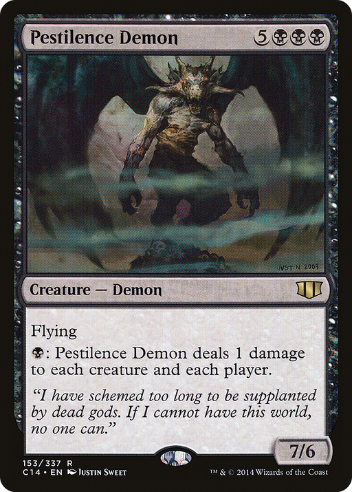 Pestilence Demon (C14-153) [Commander 2014] MTG Single Wizards of the Coast