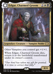 Edgar, Charmed Groom (VOW-236) [Innistrad: Crimson Vow] Foil MTG Single Wizards of the Coast