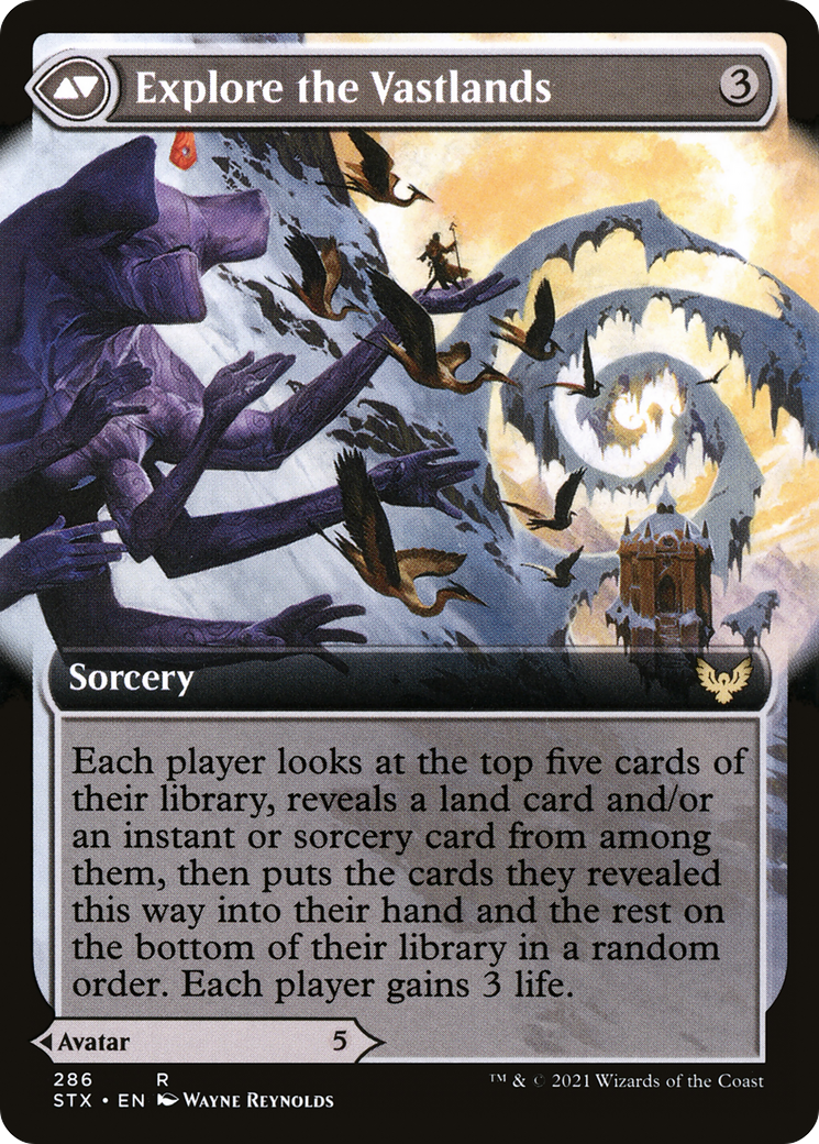 Wandering Archaic (STX-286) [Strixhaven: School of Mages] (Extended Art) Foil MTG Single Wizards of the Coast