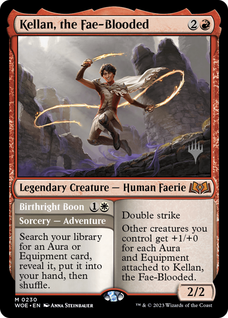 Kellan, the Fae-Blooded (PPWOE-230) [Wilds of Eldraine Promos] Foil MTG Single Wizards of the Coast