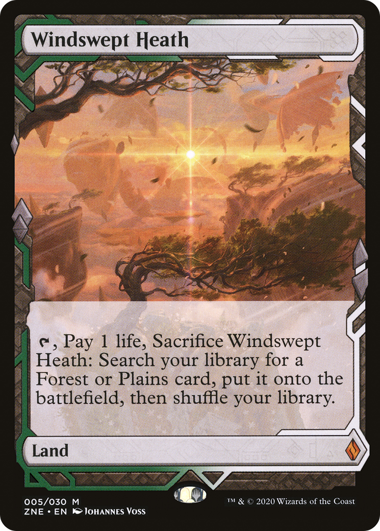 Windswept Heath (ZNE-005) [Zendikar Rising Expeditions] Foil MTG Single Wizards of the Coast