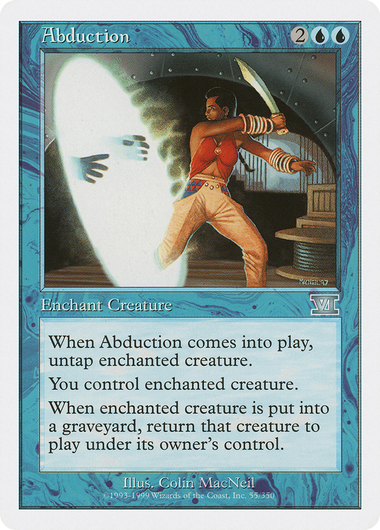 Abduction (6ED-055) [Classic Sixth Edition] MTG Single Wizards of the Coast