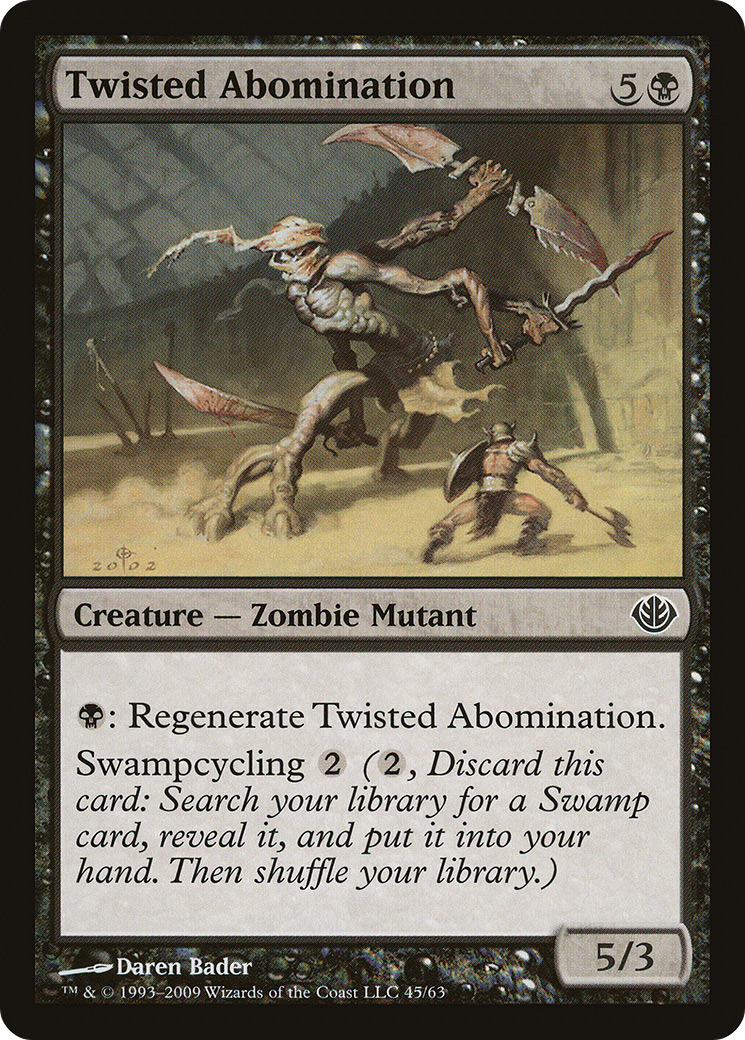 Twisted Abomination (DDD-045) [Misc] Duel Decks: Garruk vs. Liliana MTG Single Wizards of the Coast